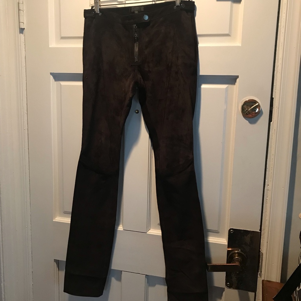 Belstaff England Brown Suede Leather pants
